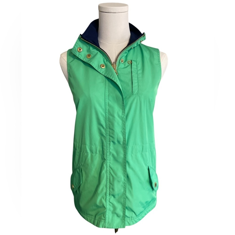 Ralph Lauren Reversible Green and Navy Women's Vest - Picture 2 of 14